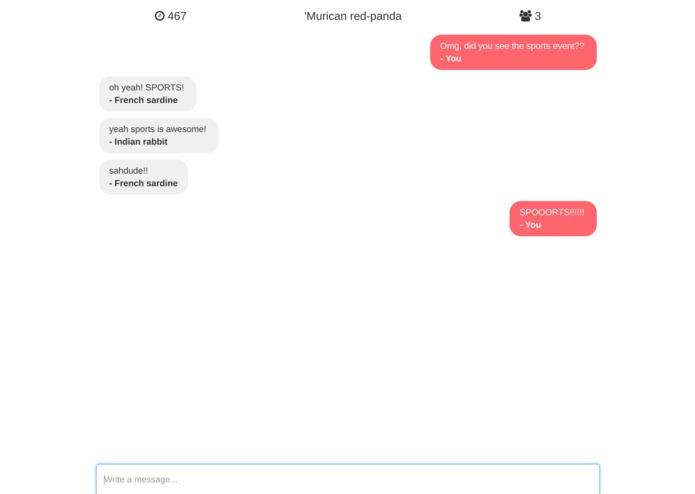 OlympicChats – screenshot 1