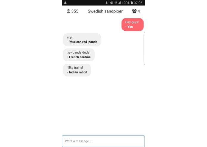 OlympicChats – screenshot 2