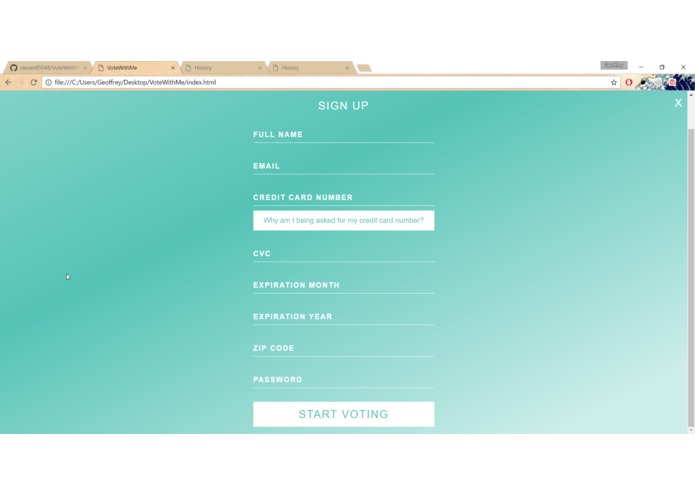 VoteWith.me – screenshot 4