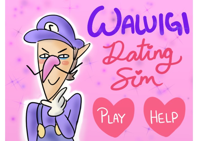 Waluigi Dating Sim – screenshot 1