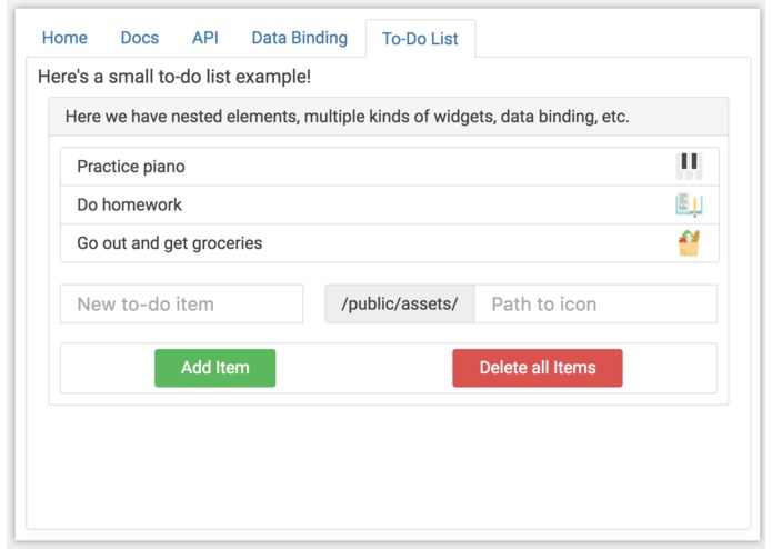DataUI – screenshot 3