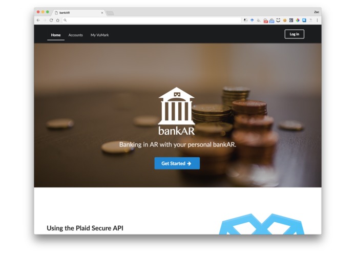 bankAR – screenshot 1