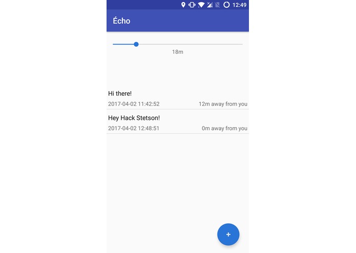 Écho – screenshot 2
