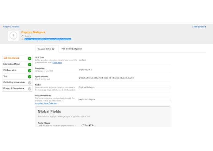 Explore Malaysia with Alexa – screenshot 1
