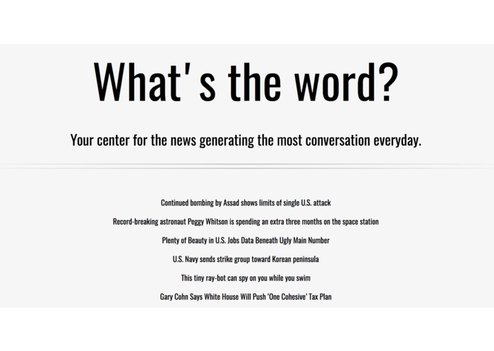 What's the Word? – screenshot 1