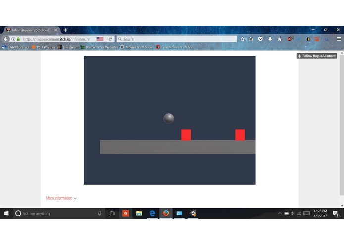 InfiniteRunnerProofofConcept – screenshot 1