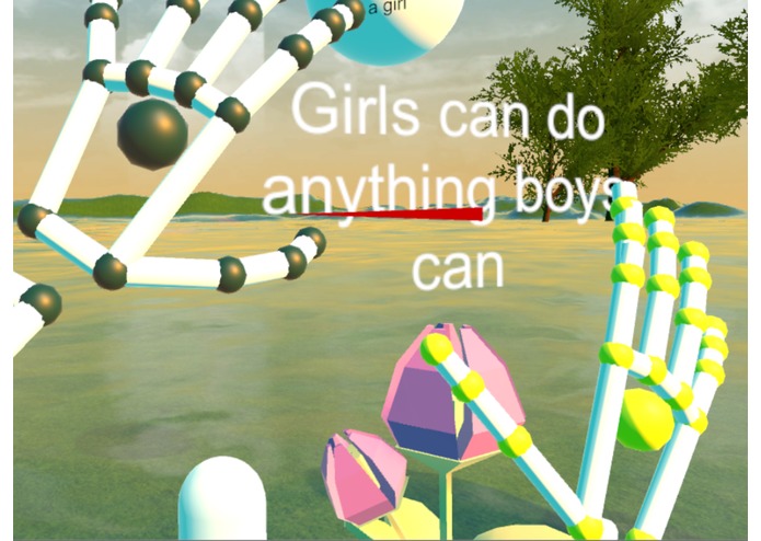 A Girl's Reality- a VR Oculus Leapmotion experience – screenshot 2