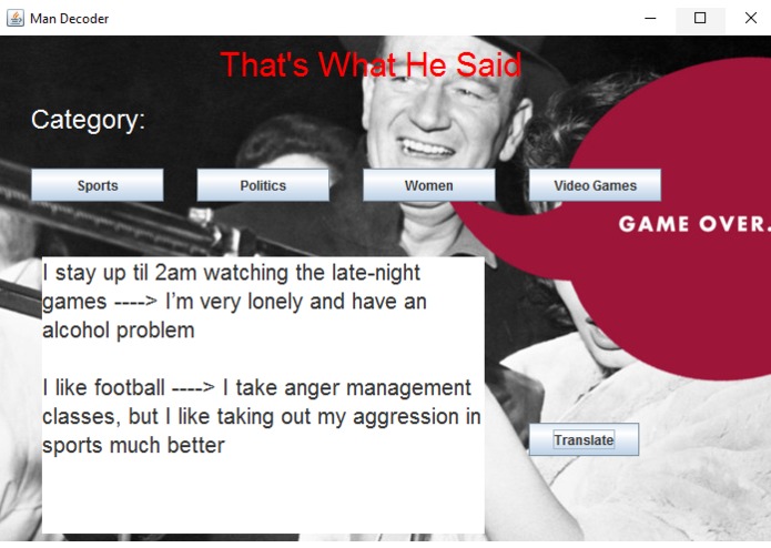 That's What He Said – screenshot 2