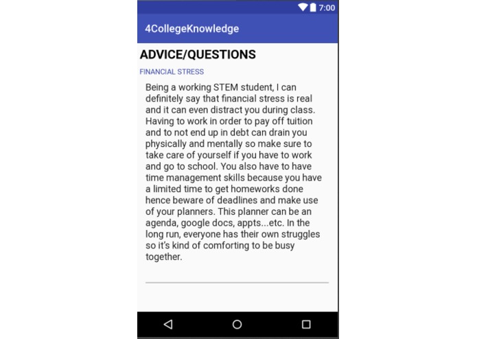 4CollegeKnowledge – screenshot 8