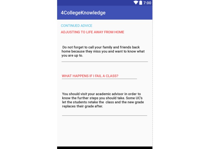 4CollegeKnowledge – screenshot 9