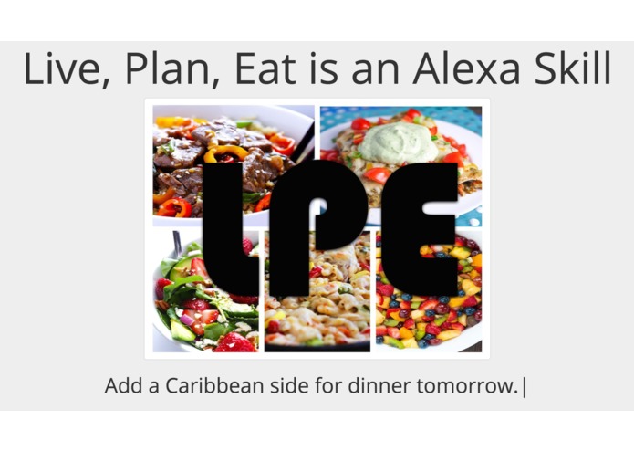 Live Plan Eat - Alexa Skill – screenshot 3