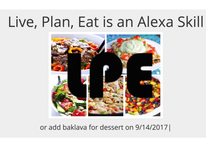 Live Plan Eat - Alexa Skill – screenshot 6