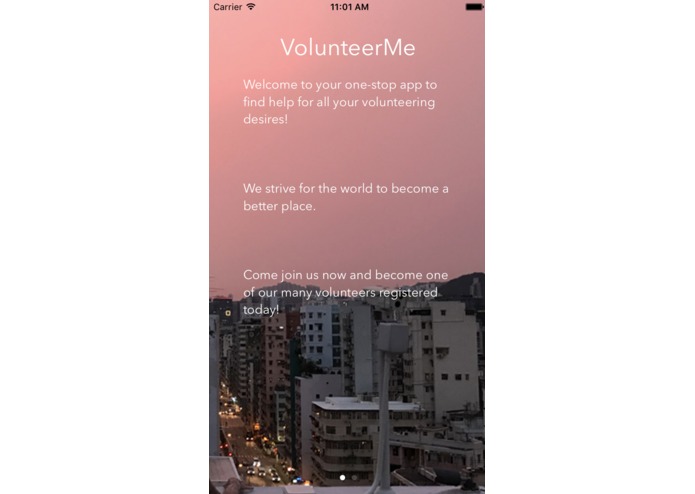 VolunteerMe – screenshot 1