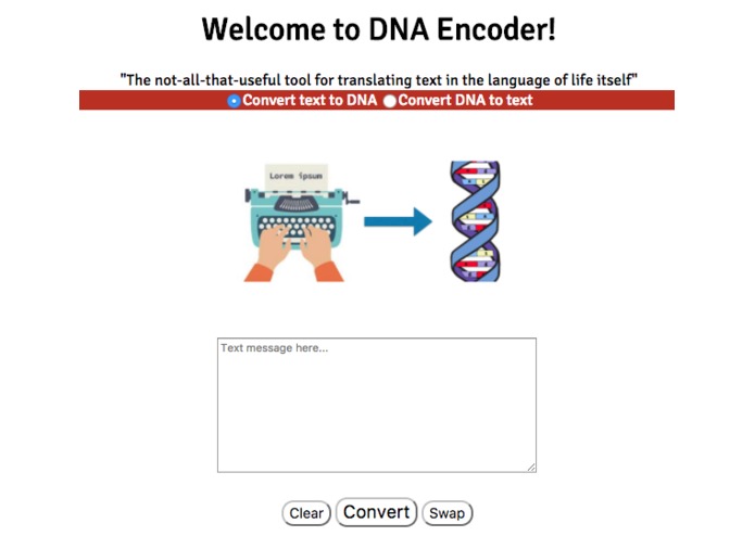 dnaEncoder – screenshot 1