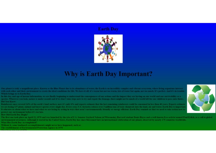Earth Day – screenshot 1