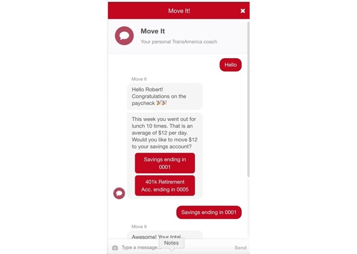 Move It - Conversational Financial Coach – screenshot 1