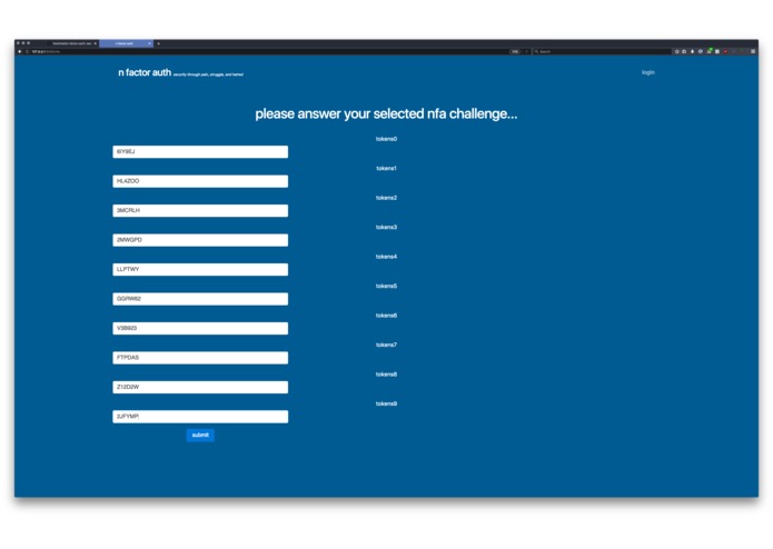 n factor auth – screenshot 1