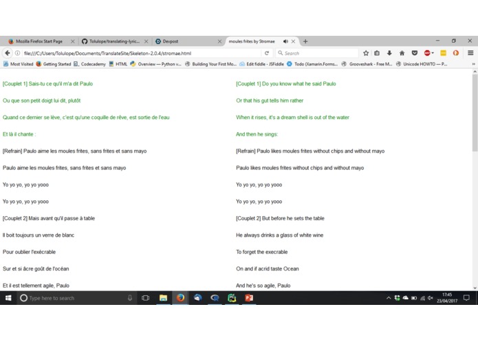 Lyric Translator – screenshot 3
