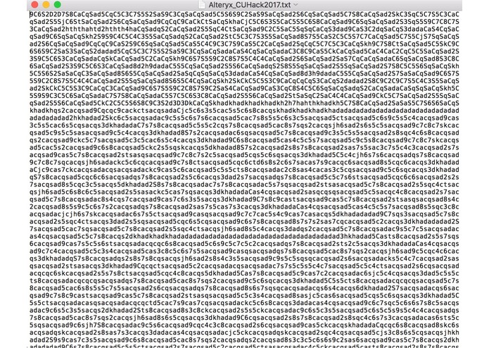 Alteryx challenge Ali-Smit – screenshot 2