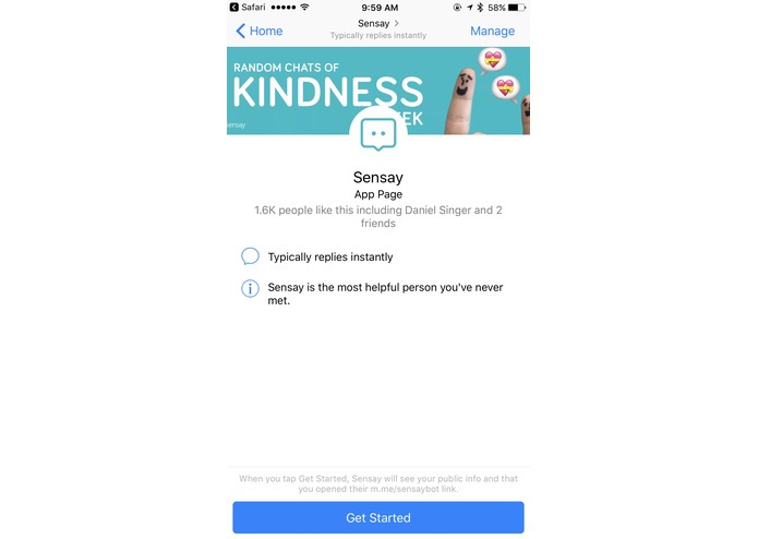 Sensay - HackFosterCareLA – screenshot 3