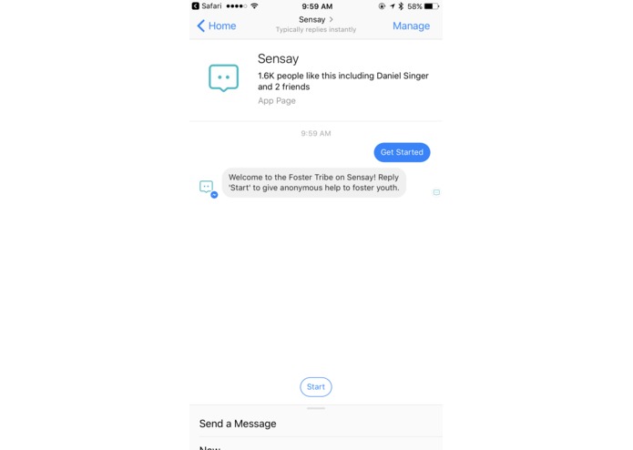 Sensay - HackFosterCareLA – screenshot 4