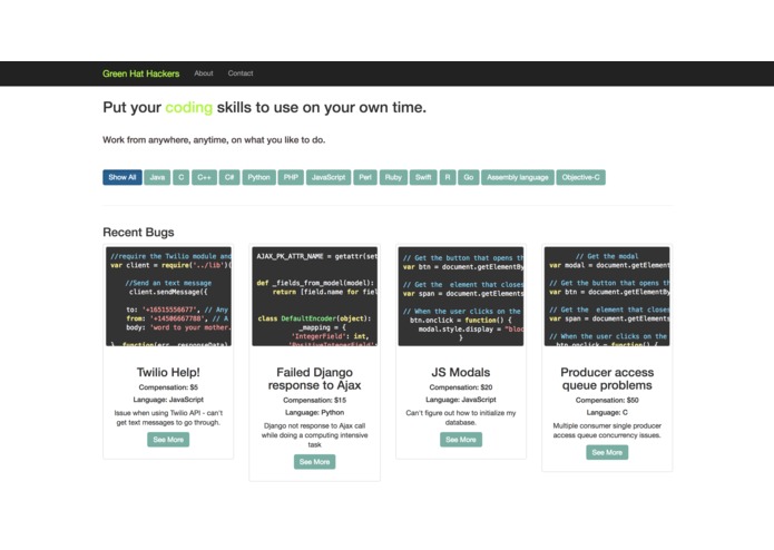 GreenHatHackers – screenshot 1