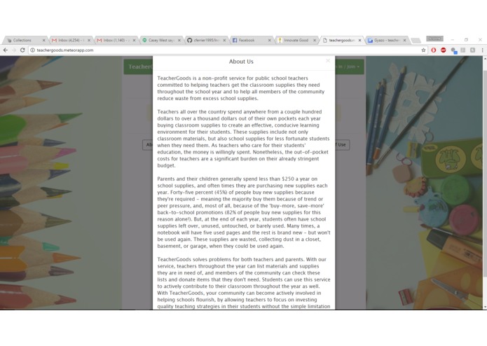 TeacherGoods – screenshot 1