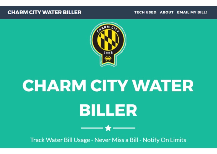 Charm City Water Biller – screenshot 1