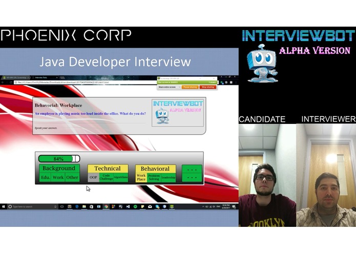 Team Phoenix: InterviewBot – screenshot 4