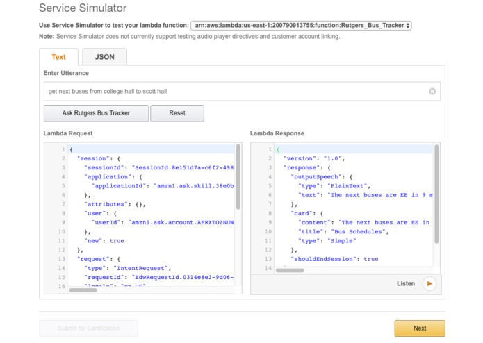 Rutgers Bus Tracker – screenshot 2