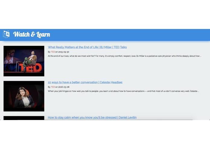 WatchAndLearn – screenshot 4