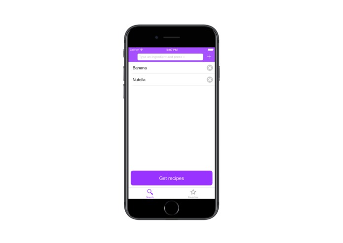 Left - Recipes by Ingredients – screenshot 1
