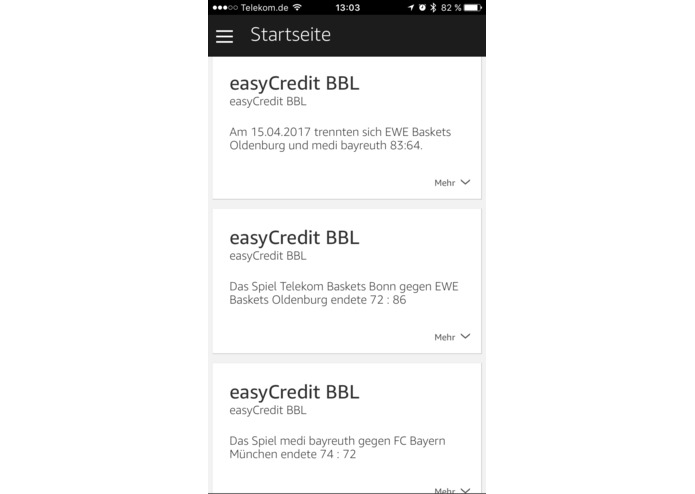 easyCredit BBL – screenshot 3