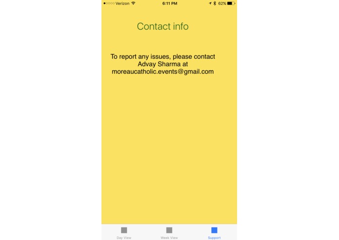 MCHS Events – screenshot 2