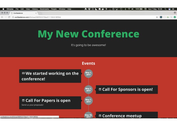 Confeedence – screenshot 5