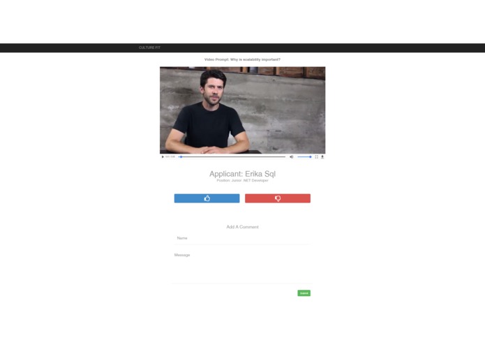 CultureFit – screenshot 2