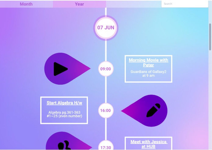 A bright timeliner(design) – screenshot 1