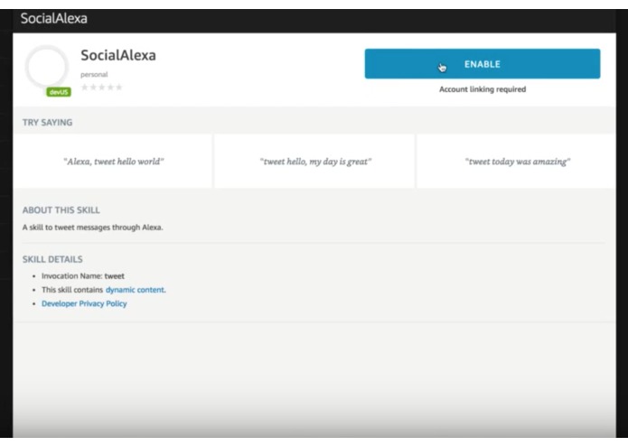 SocialAlexa – screenshot 1