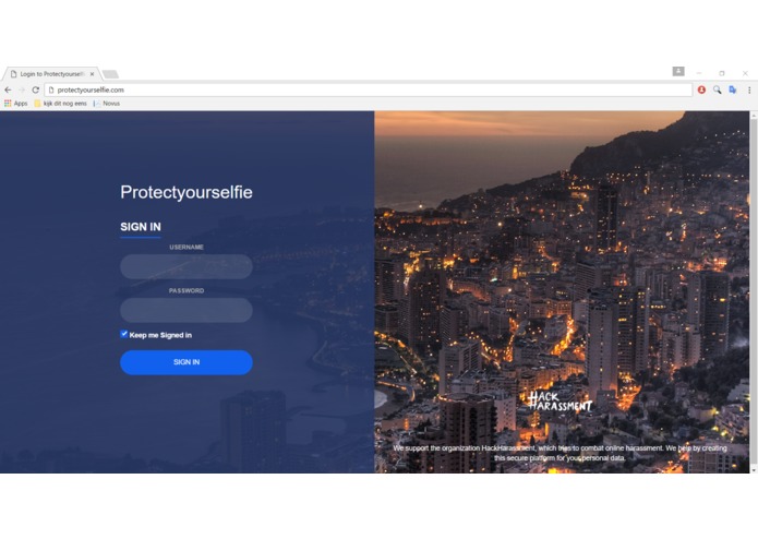 Protectyourselfie – screenshot 1