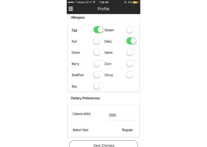 menU – screenshot 2