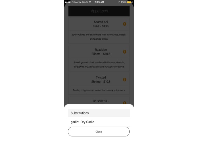 menU – screenshot 3