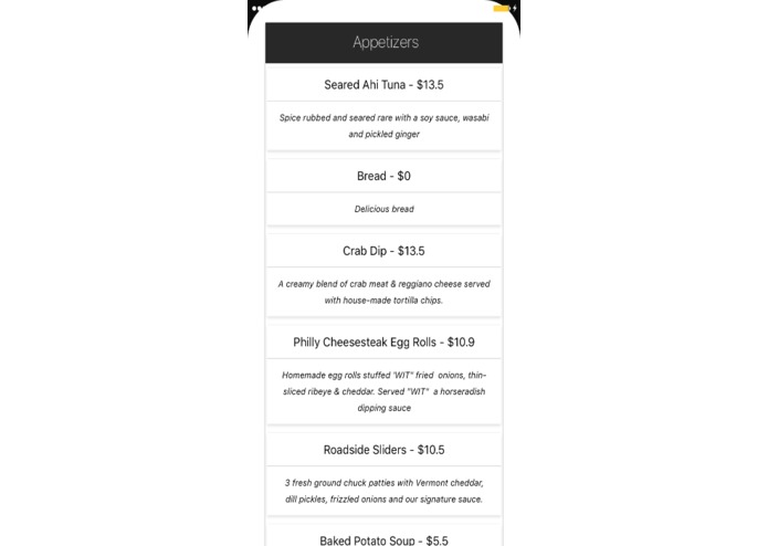 menU – screenshot 4