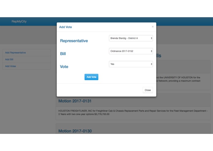 RepMyCity – screenshot 4