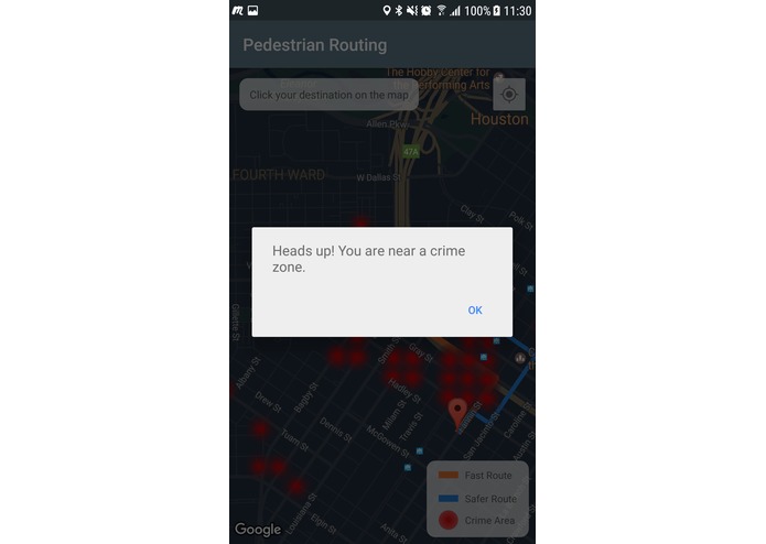 Safest Route Houston – screenshot 3
