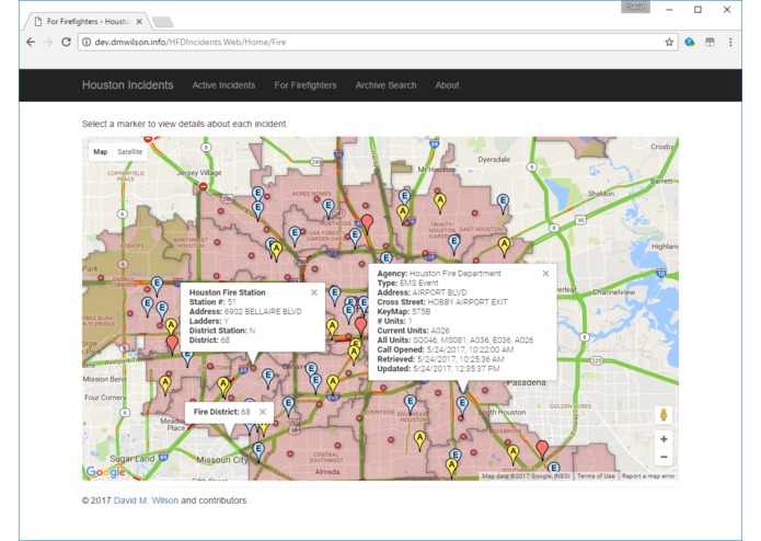 Houston Incidents Map – screenshot 1