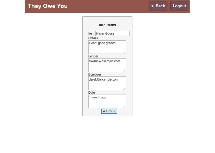 They Owe You – screenshot 2