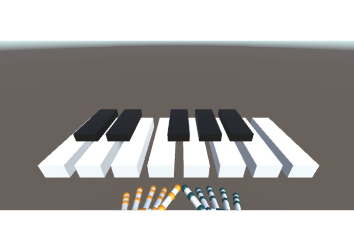 Leap Motion Piano – screenshot 1