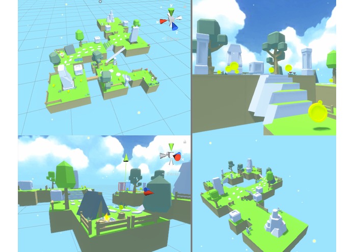 Unnamed 3rd/first person platformer – screenshot 1