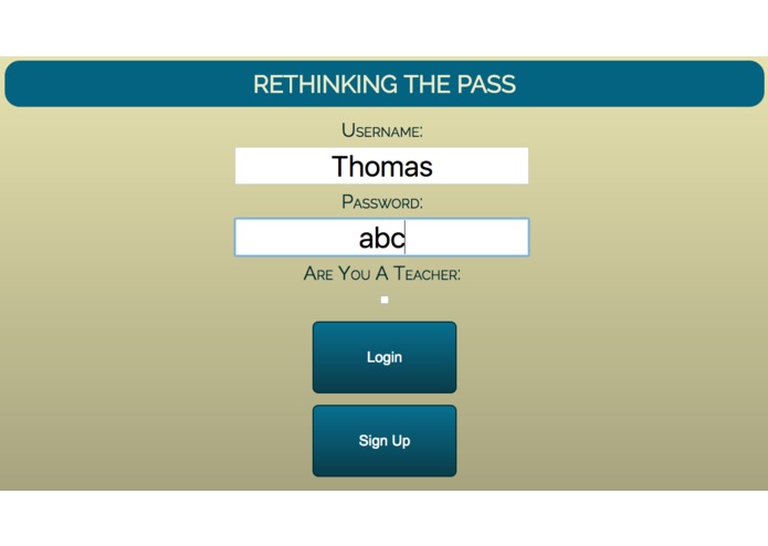 Rethinking The Pass – screenshot 1