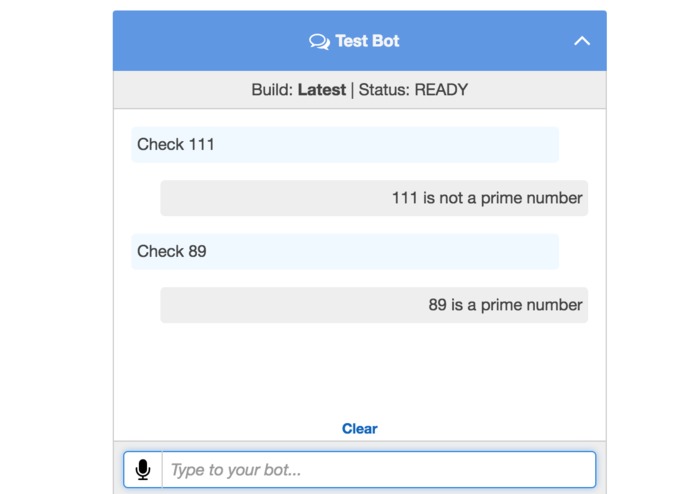LexChatBot – screenshot 1